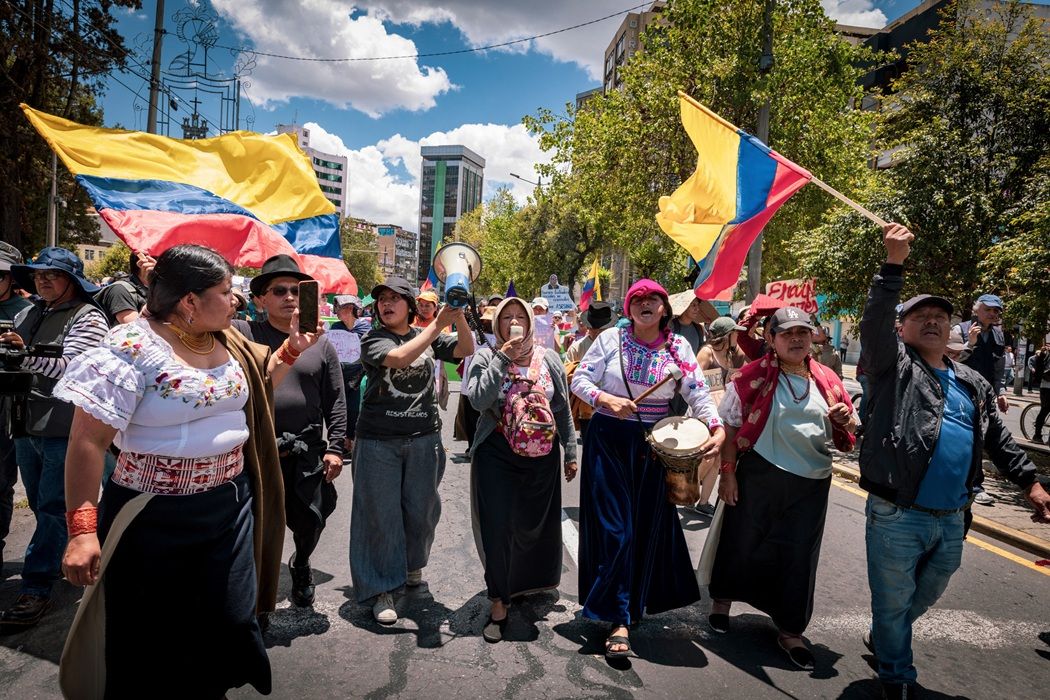 La Vía Campesina denuncia criminalización y brutal represión contra pueblos indígenas, campesinos y sectores sociales en Ecuador