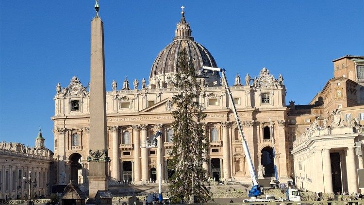 Desde Val d’Ultimo y Campania, el árbol y el belén para San Pedro
